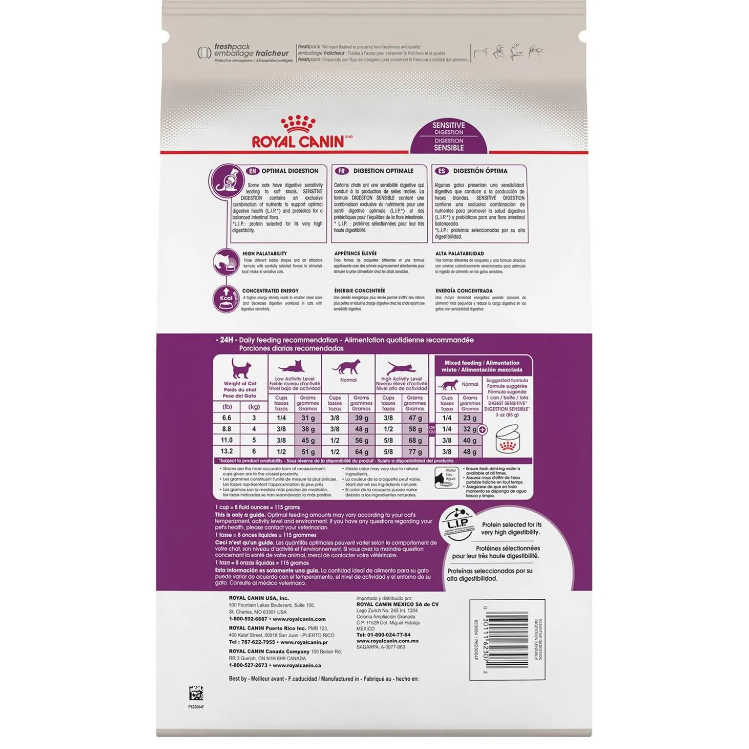 Feline Health Nutrition Sensitive Digestion Adult Cat Food