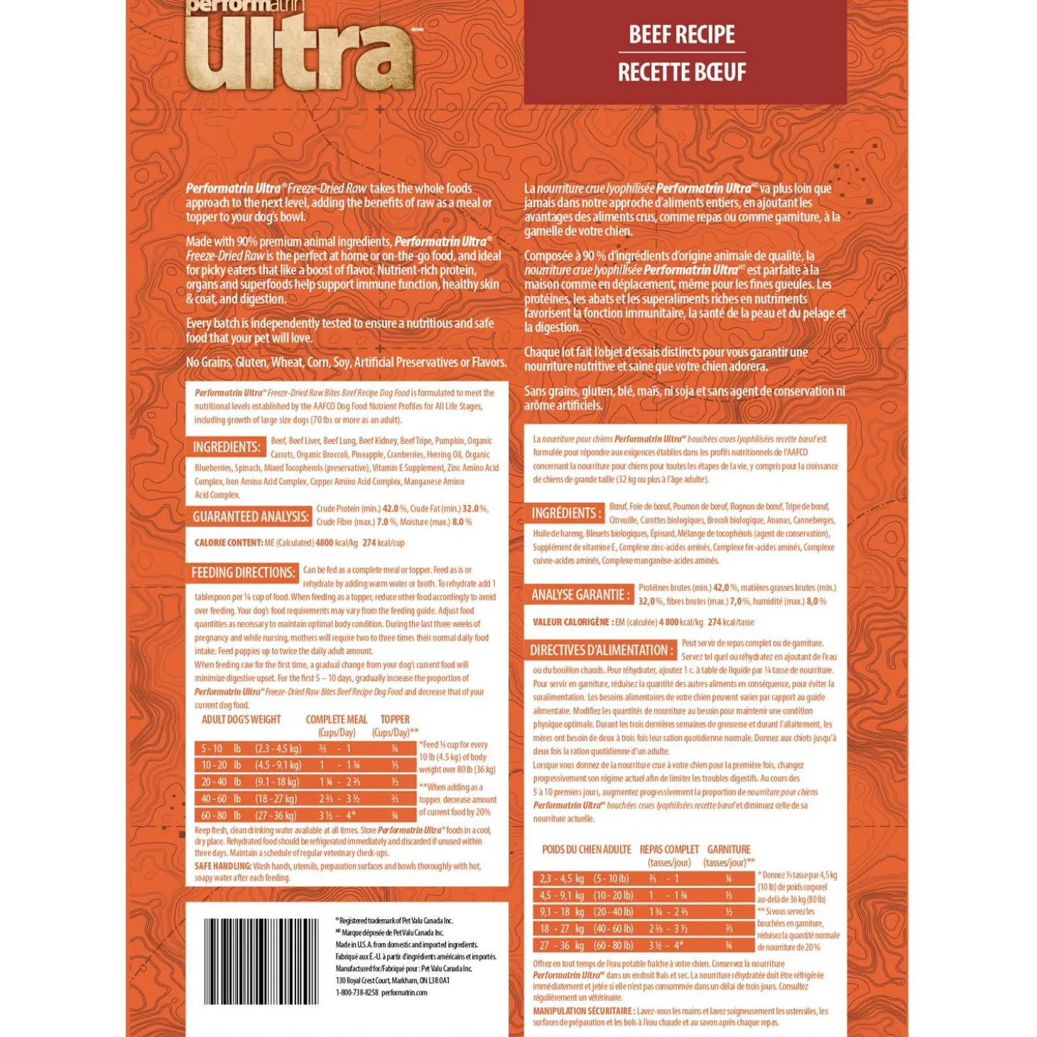 Freeze-Dried Raw Bites Beef Recipe Dog Food