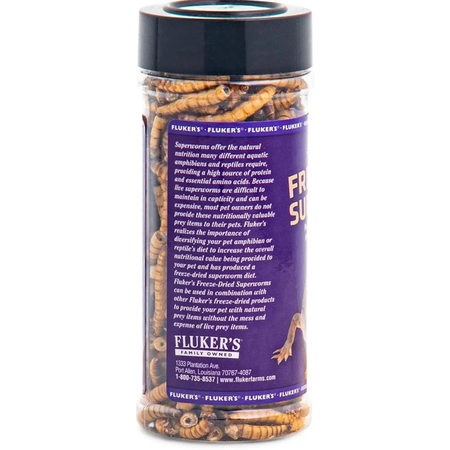 Freeze-Dried Superworms Reptile Food