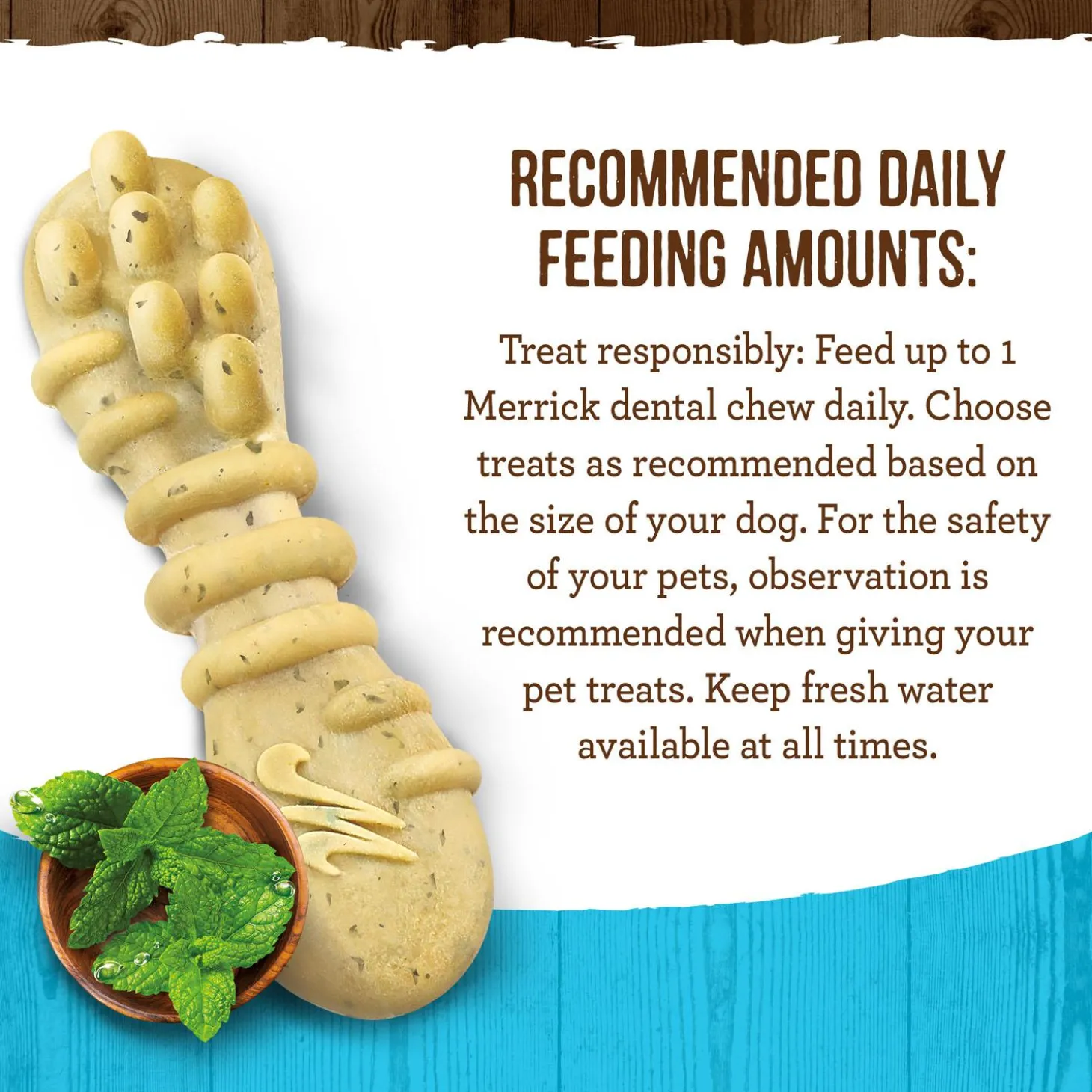 Fresh Kisses Double-Brush Real Mint Small Breed Dog Treats