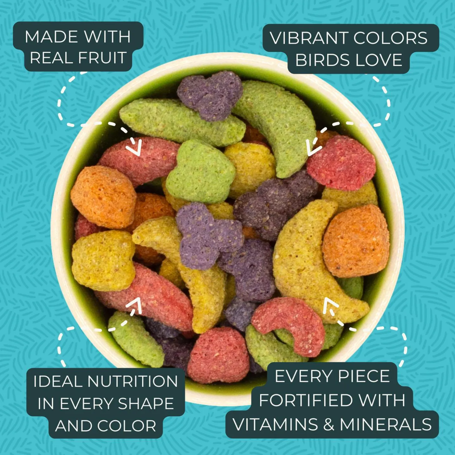 FruitBlend Flavour Parrots & Conures Food