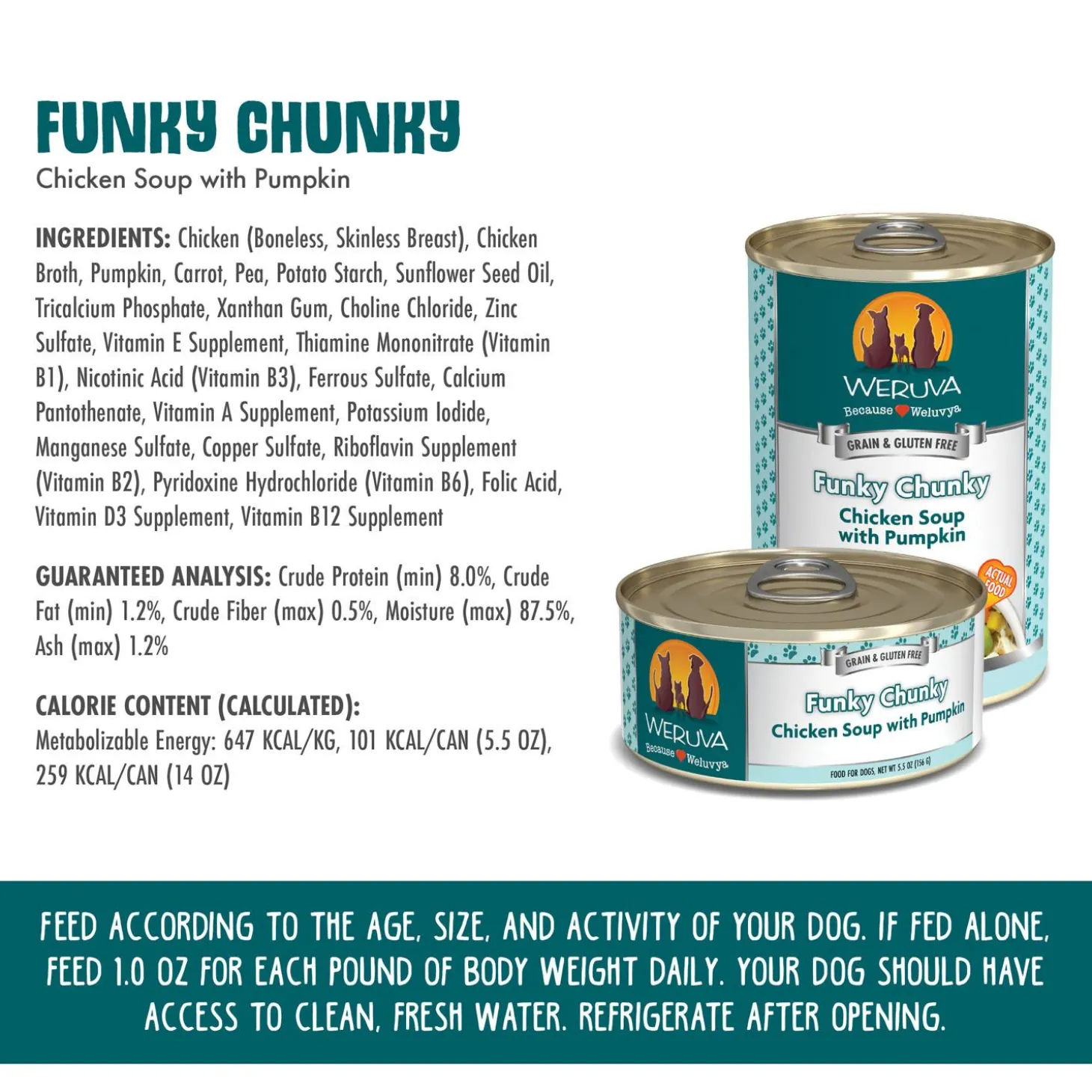 Funky Chunky Chicken Soup with Pumpkin Dog Food