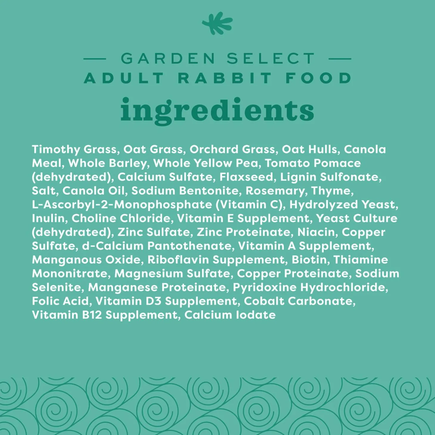 Garden Select Adult Rabbit Food