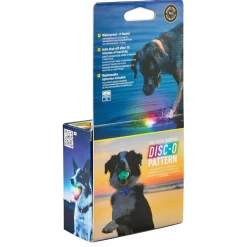 GlowStreak Disc-O LED Ball Dog Toy