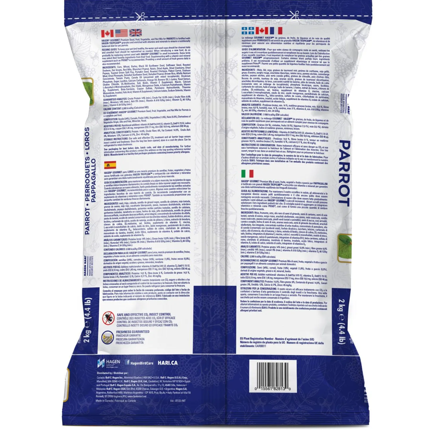 Gourmet Parrot Food