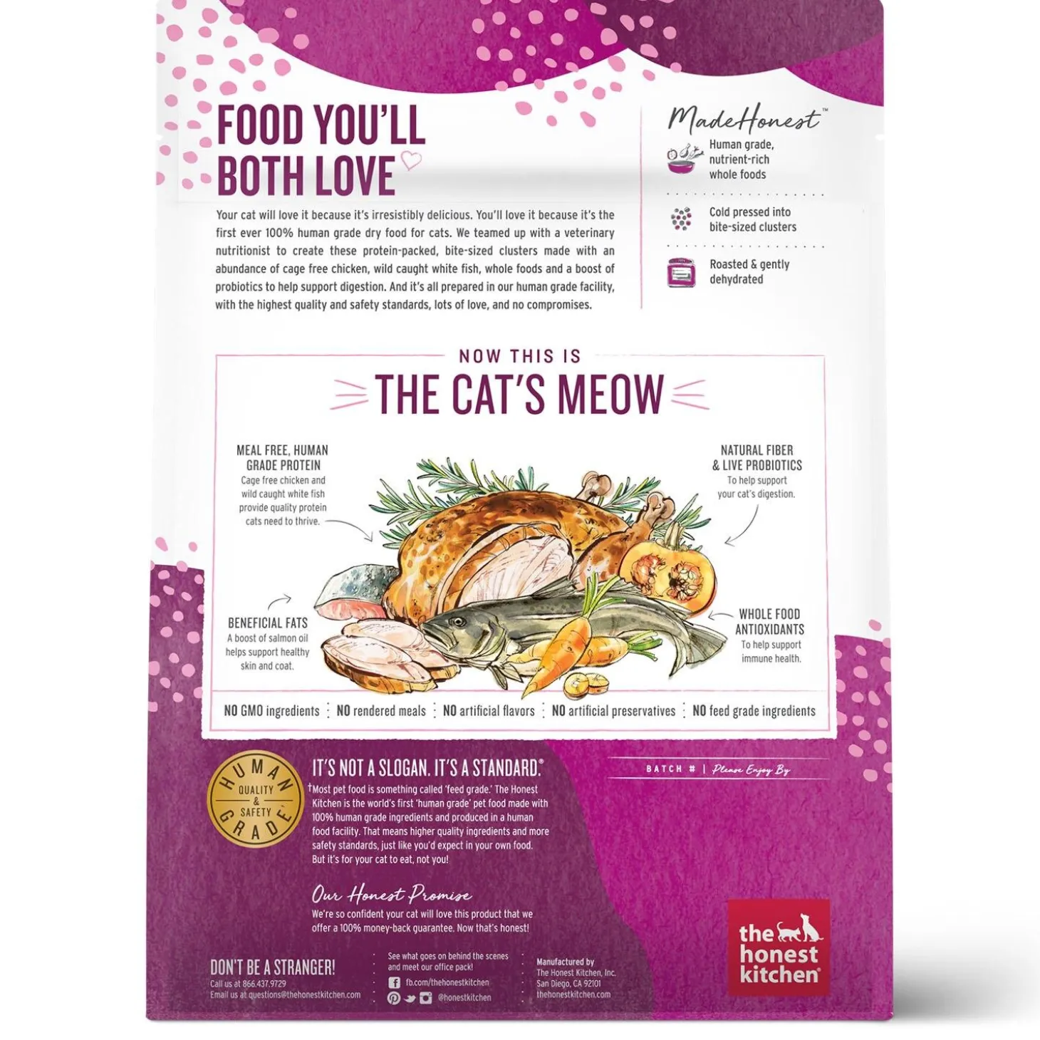 Grain Free Clusters Chicken & Whitefish Recipe Cat Food