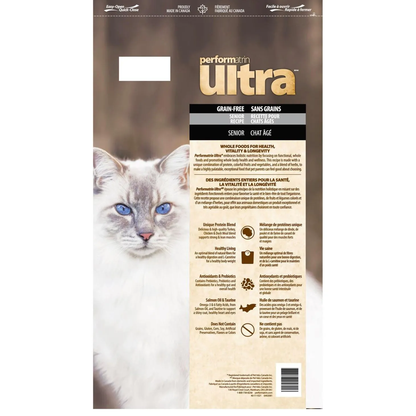 Grain-Free Senior Recipe Cat Food