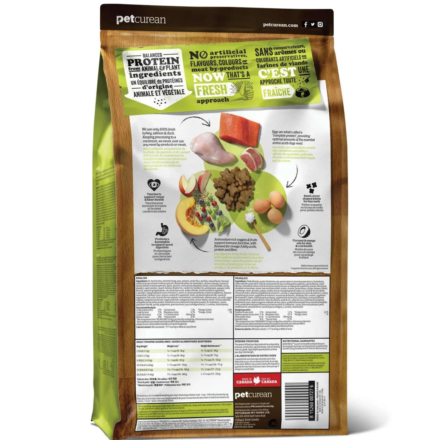 Grain-Free Turkey, Salmon & Duck Recipe Small Breed Adult Dog Food