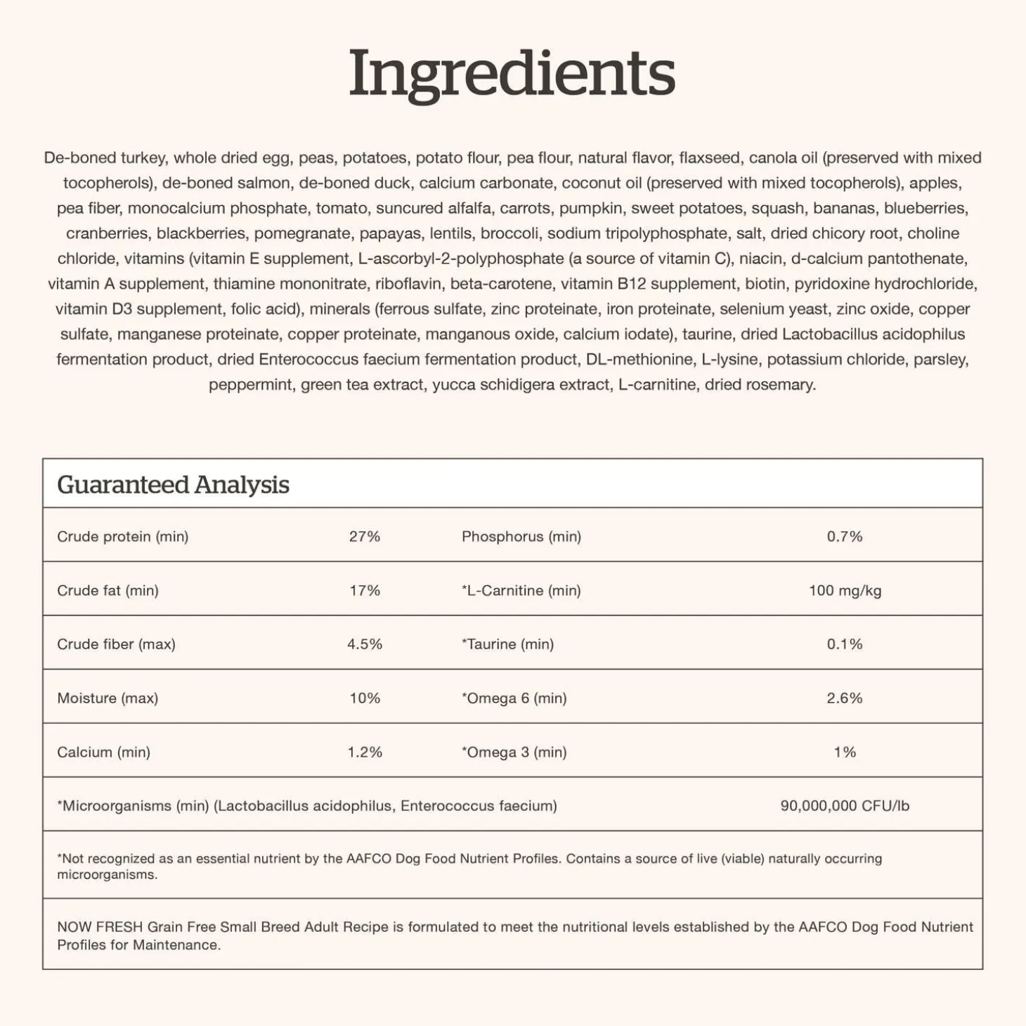 Grain-Free Turkey, Salmon & Duck Recipe Small Breed Adult Dog Food
