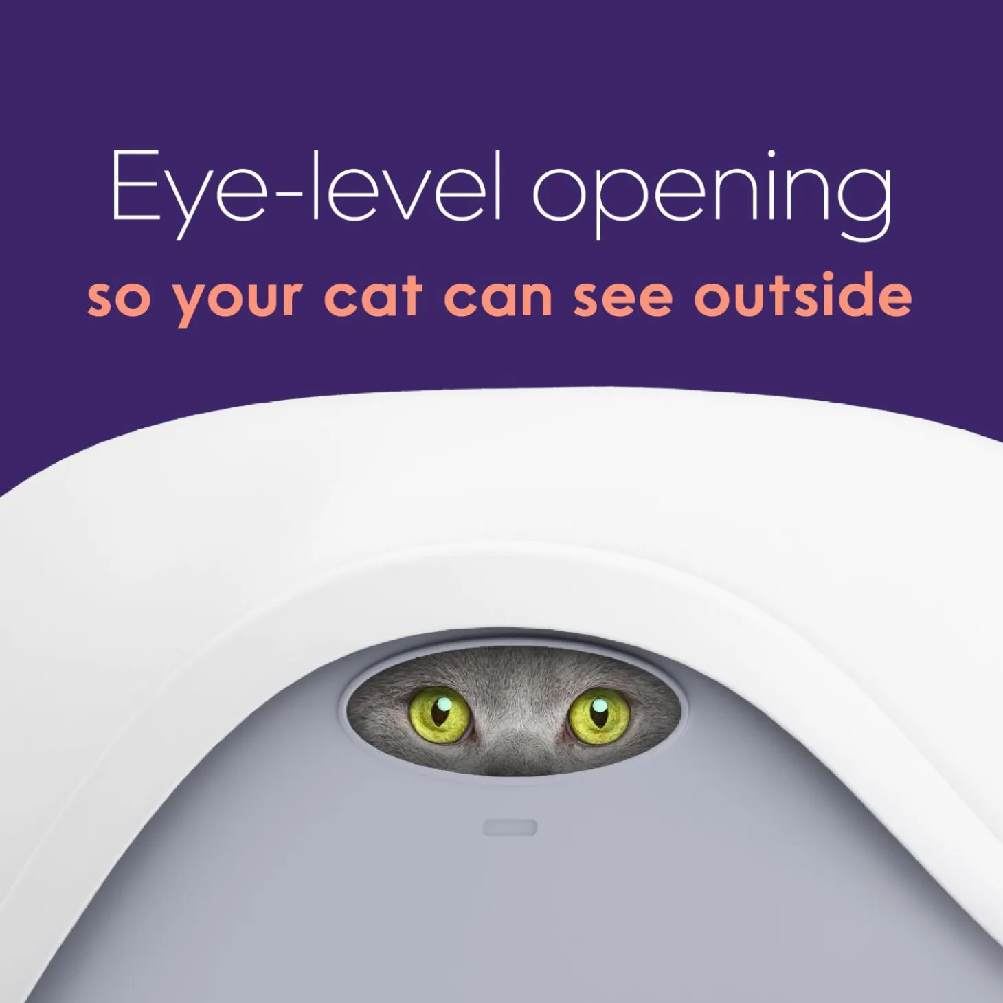 Grey Litter Box Hood