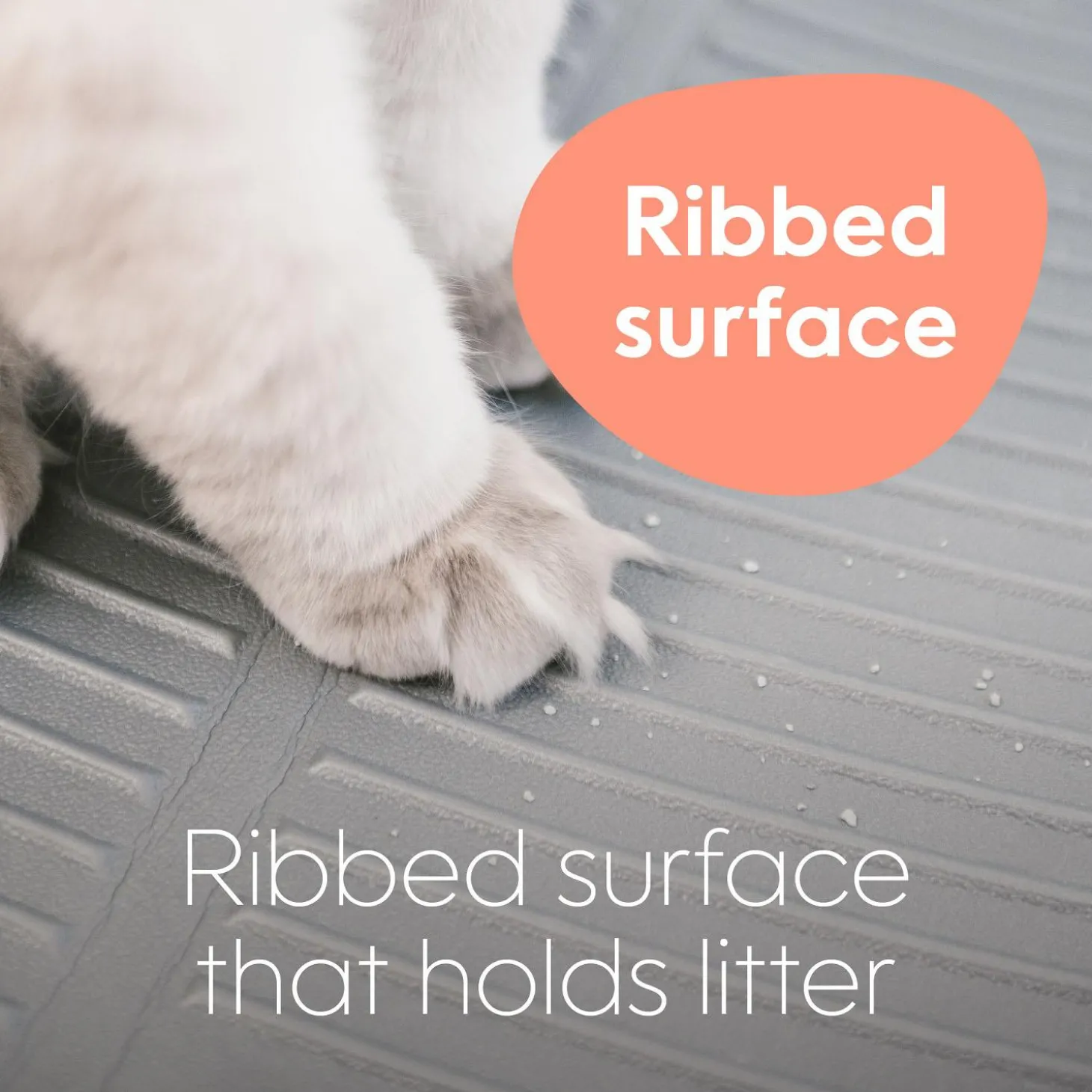 Grey Litter Mat