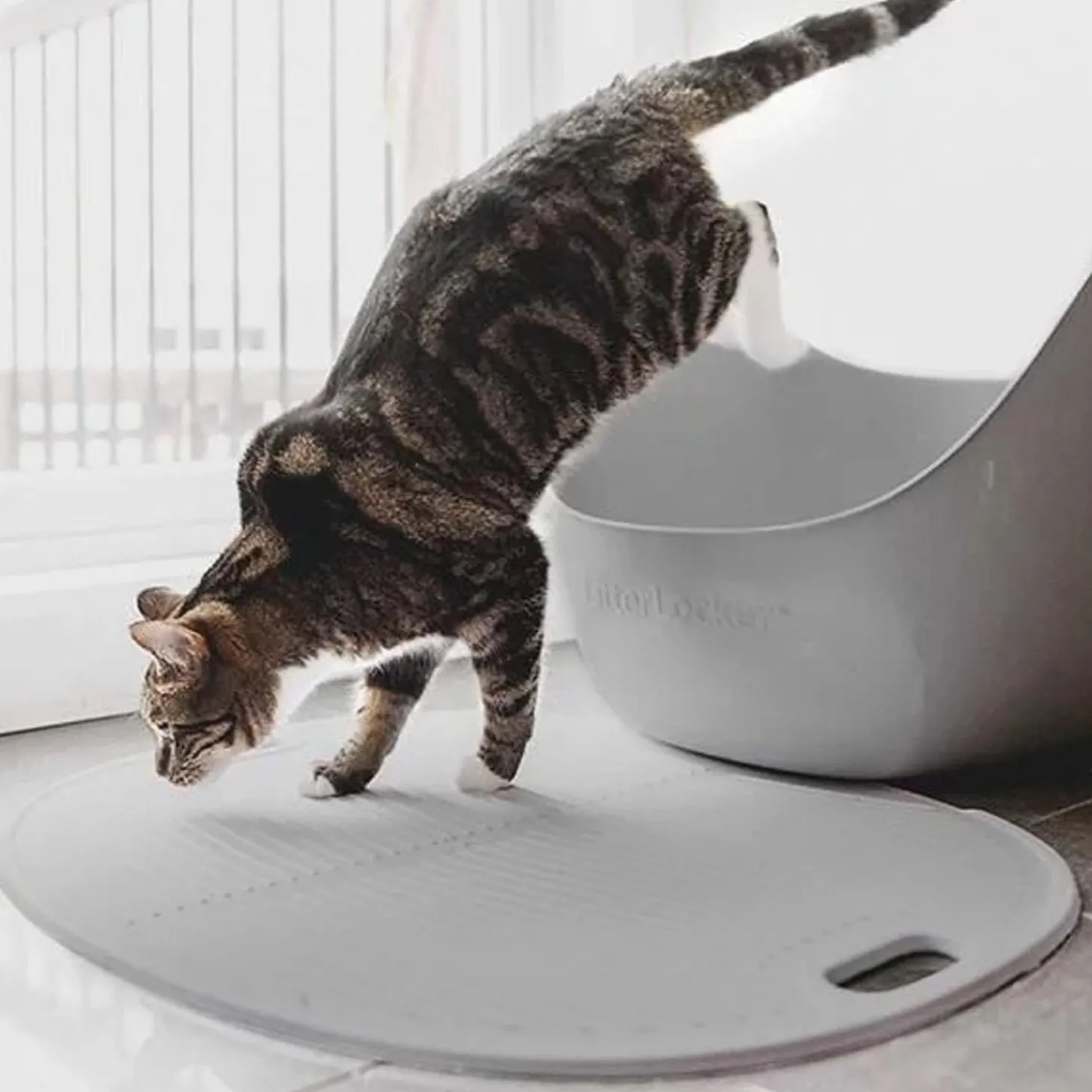 Grey Litter Mat