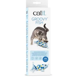 Groovy Fish Blue Cat Toy