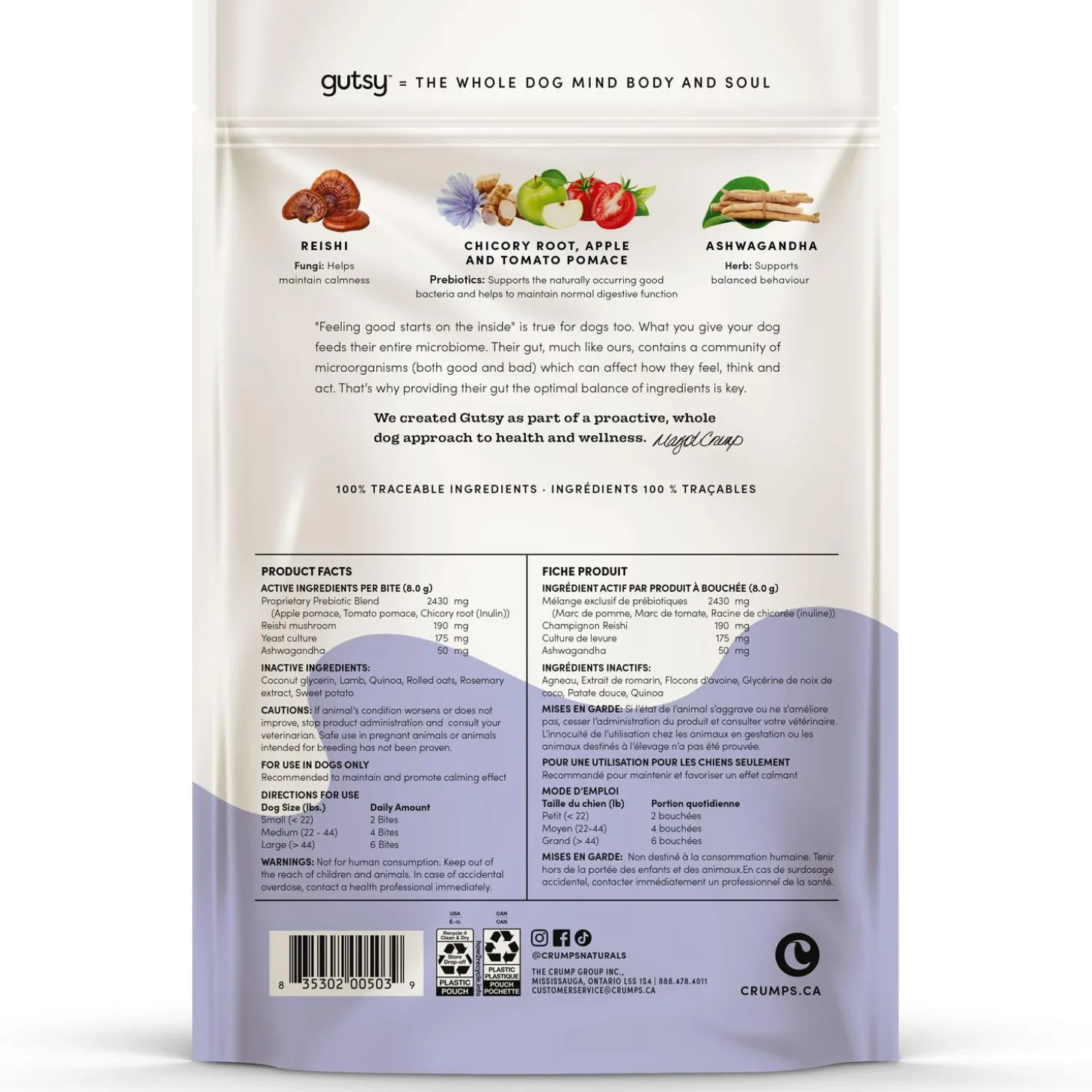 Gutsy Calm Bites Dog Treats