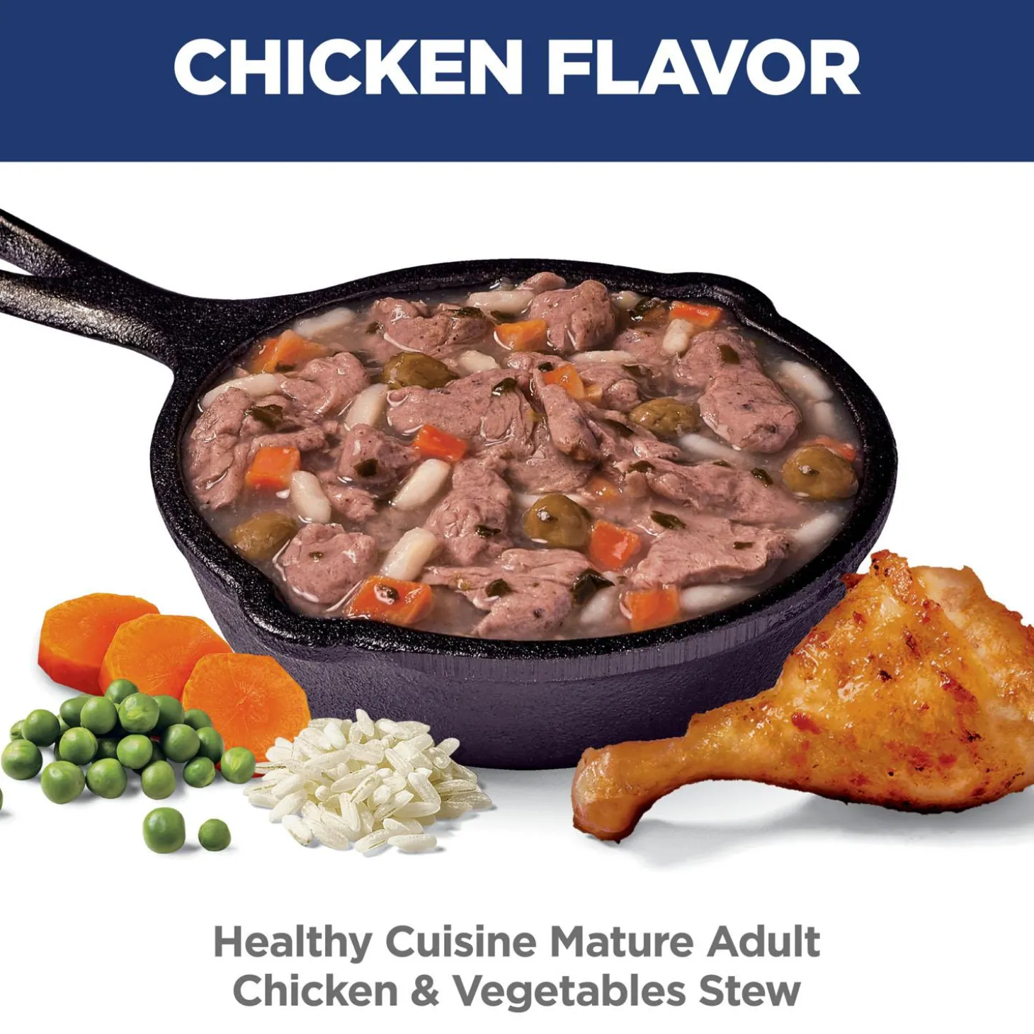 Healthy Cuisine Chicken & Vegetables Stew Adult 7+ Dog Food