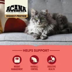 Highest Protein Indoor Cat Chicken, Salmon & Trout Adult Cat Food