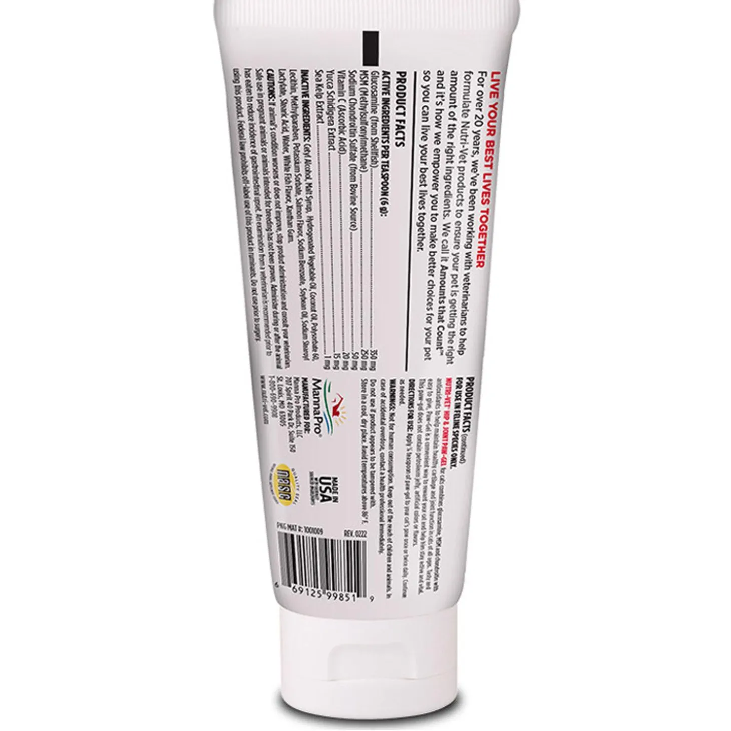 Hip & Joint Extra Strength Cat Paw-Gel