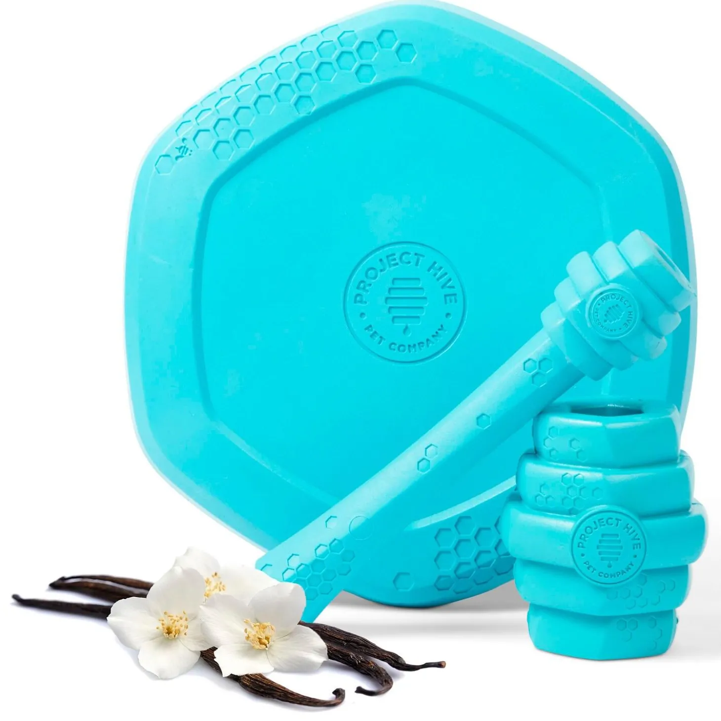 Hive Disc and Lick Mat Vanilla Scented Dog Toy