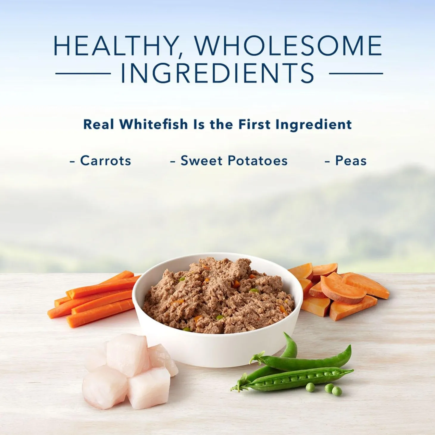 Homestyle Recipe Fish & Sweet Potato with Garden Vegetables Adult Dog Food