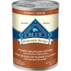 Homestyle Recipe Turkey Meatloaf Dinner with Garden Vegetables Adult Dog Food