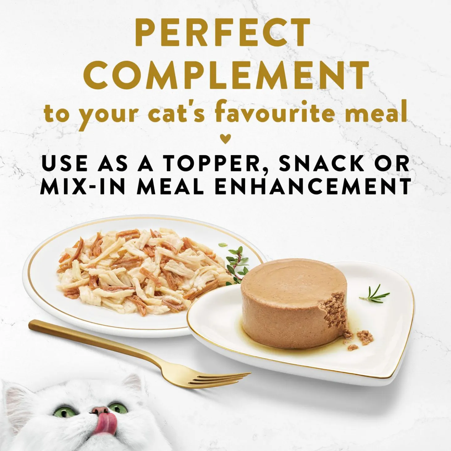 Hors d'Oeuvre Chicken & Shredded Beef Appetizer Cat Food Topper