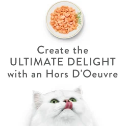 Hors d'Oeuvre Steamed Wild Alaskan Salmon Appetizer Cat Food Topper