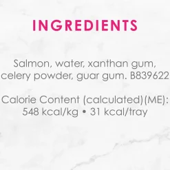 Hors d'Oeuvre Steamed Wild Alaskan Salmon Appetizer Cat Food Topper