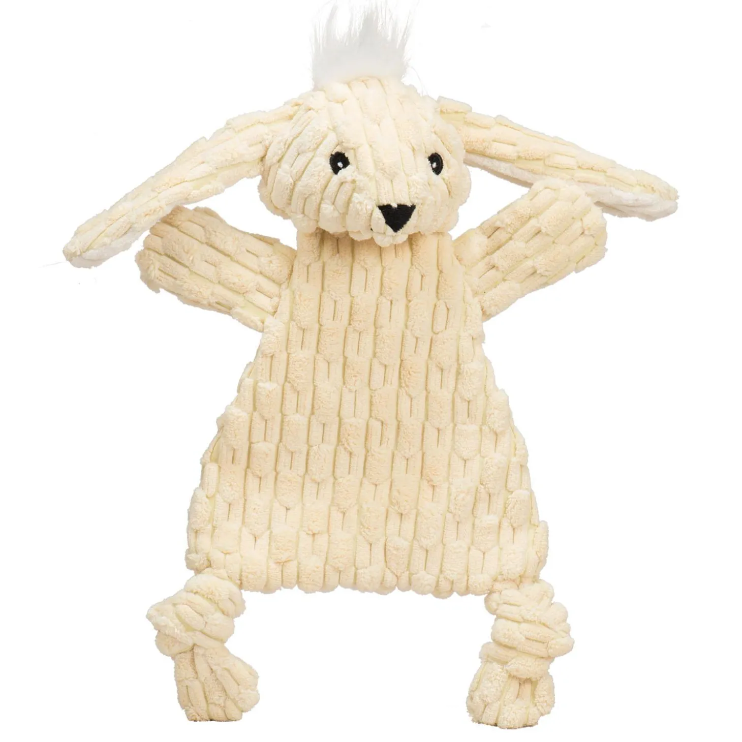 HuggleFlatties Bobbi Bunny Dog Toy