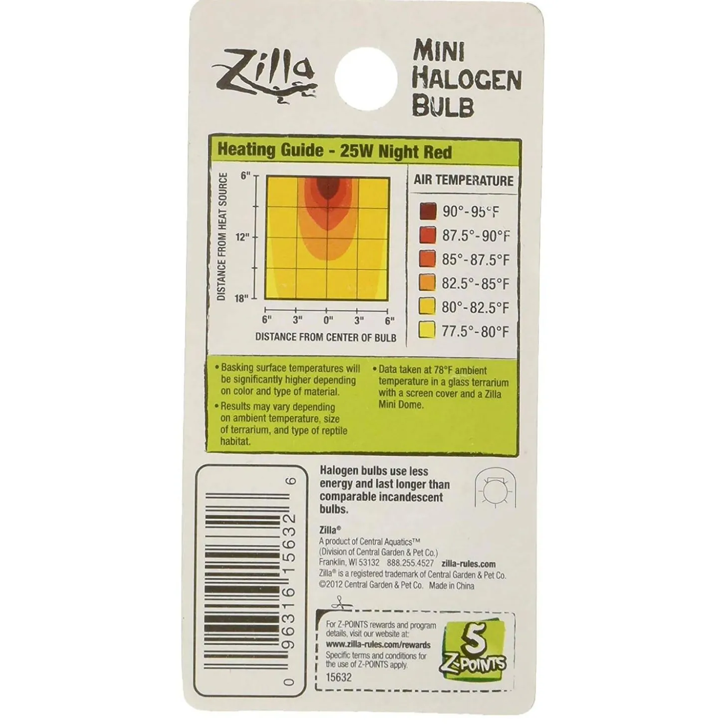 Light & Heat Mini Halogen Night Red Bulb 25W