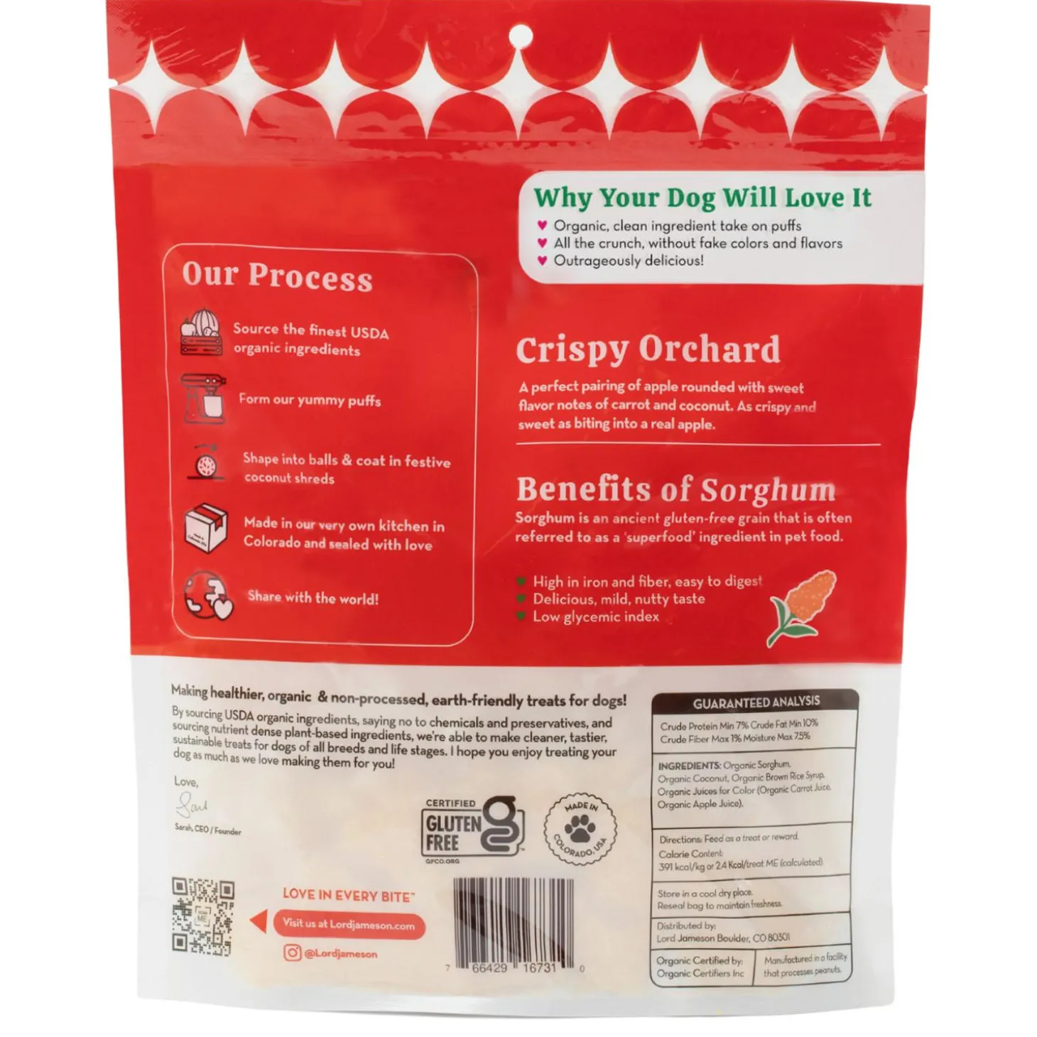 Love Puffs Crispy Orchard Dog Treats