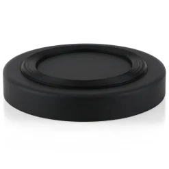 Low Double Wall Black Feeding Bowl