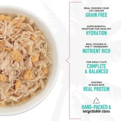 Luau Chicken & Egg Recipe in Chicken Consomme Cat Food
