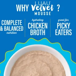 Luau Velvet Mousse Chicken & Salmon in Broth Cat Food