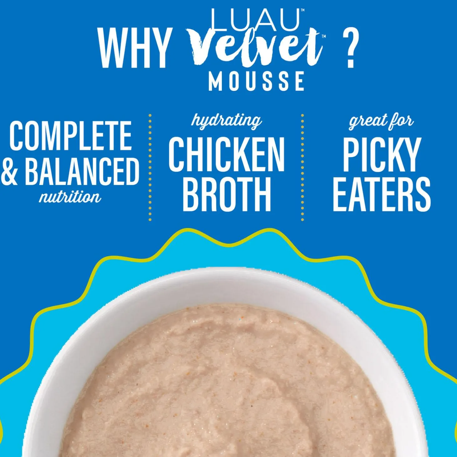 Luau Velvet Mousse Chicken & Salmon in Broth Cat Food