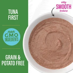 Luau Velvet Mousse Tuna & Mackerel in Broth Cat Food