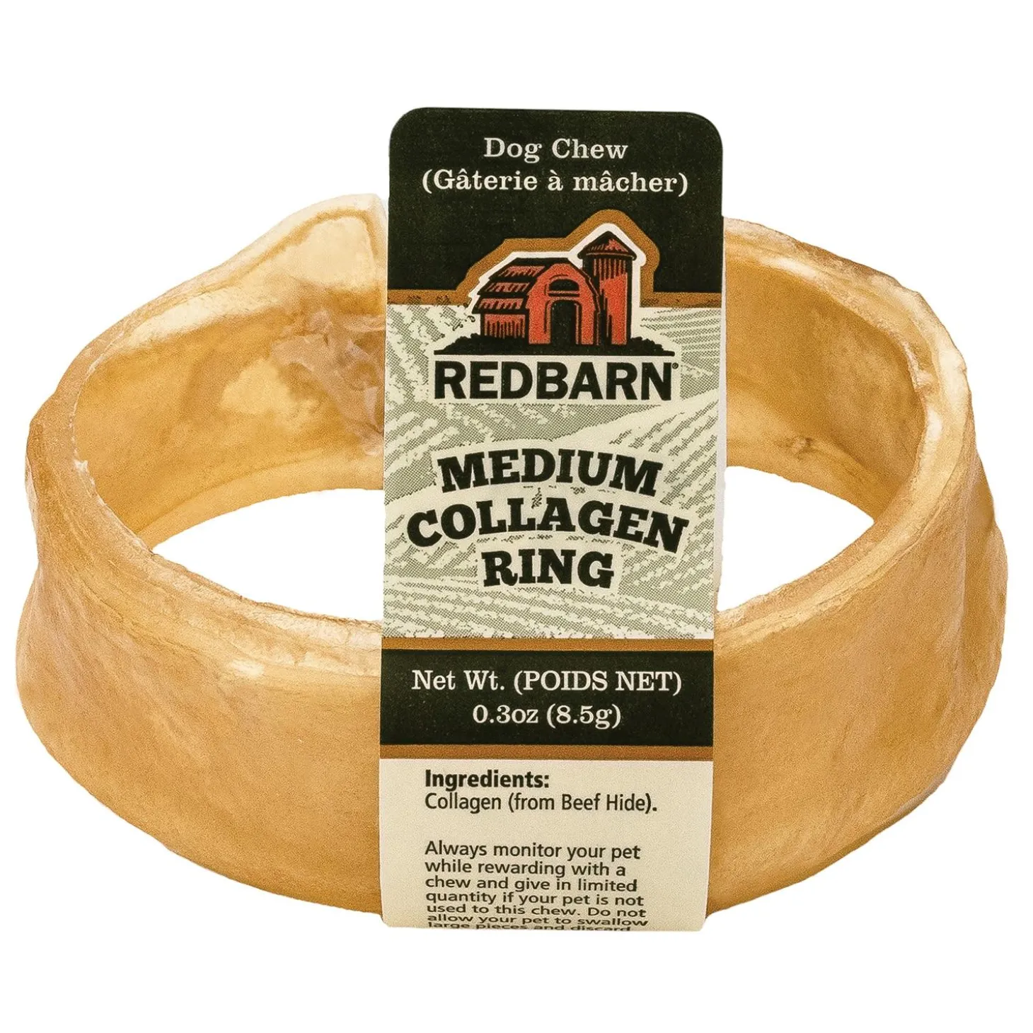 Medium Collagen Ring Dog Treat 3in