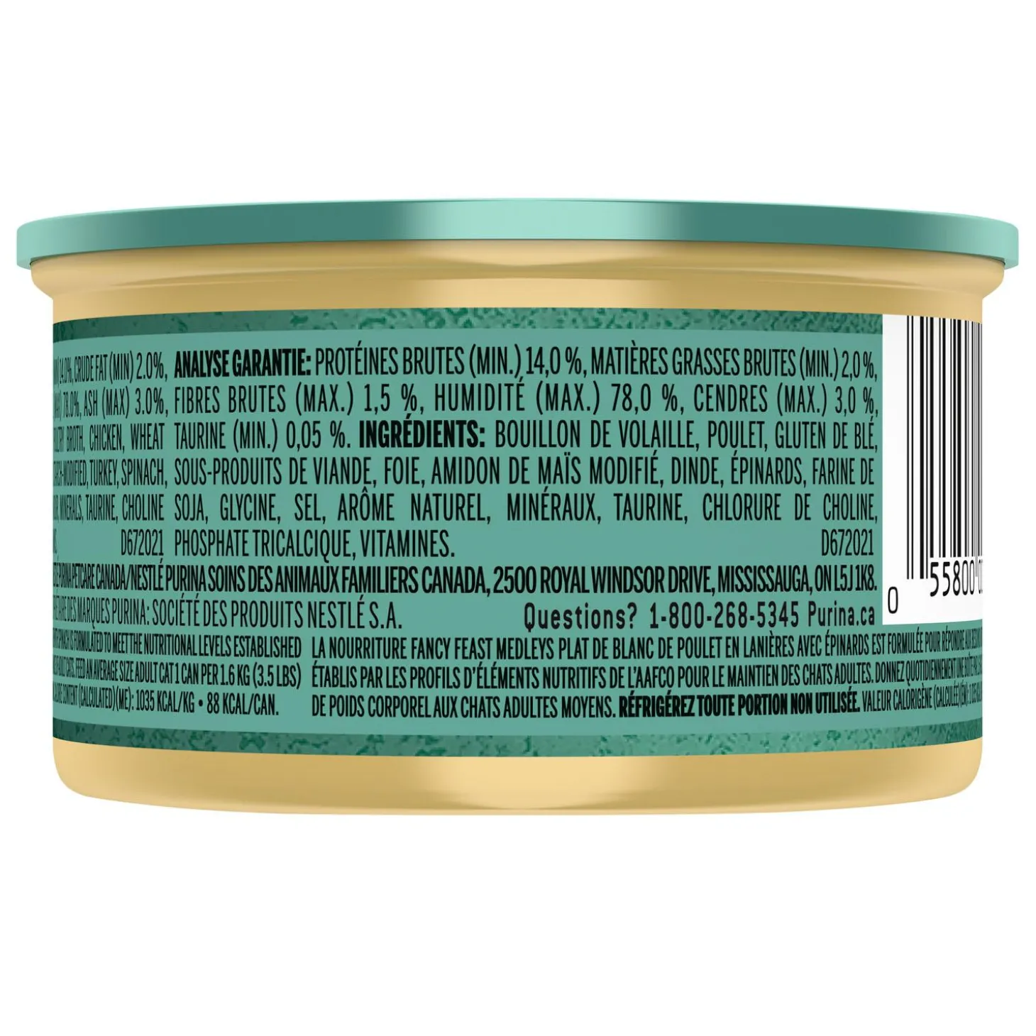 Medleys Shredded White Meat Chicken Fare Adult Cat Food
