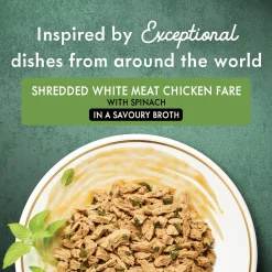 Medleys Shredded White Meat Chicken Fare Adult Cat Food