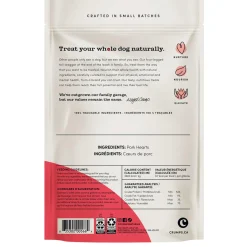 Mini Trainers Pork Hearts Dog Treats