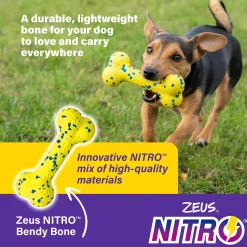 NITRO Bendy Bone Dog Toy