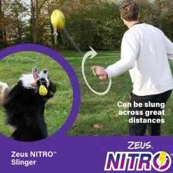 NITRO Weighted Slinger with Rope Dog Toy