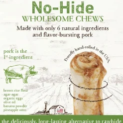 No-Hide Humanely-Raised Pork Natural Rawhide Alternative Dog Chew