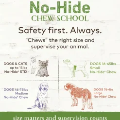 No-Hide Humanely-Raised Pork Stix Natural Rawhide Alternative Dog & Cat Chew