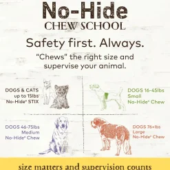 No-Hide Peanut Butter Natural Rawhide Alternative Dog Chew