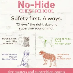 No-Hide Wild-Caught Salmon Stix Natural Rawhide Alternative Dog & Cat Chew