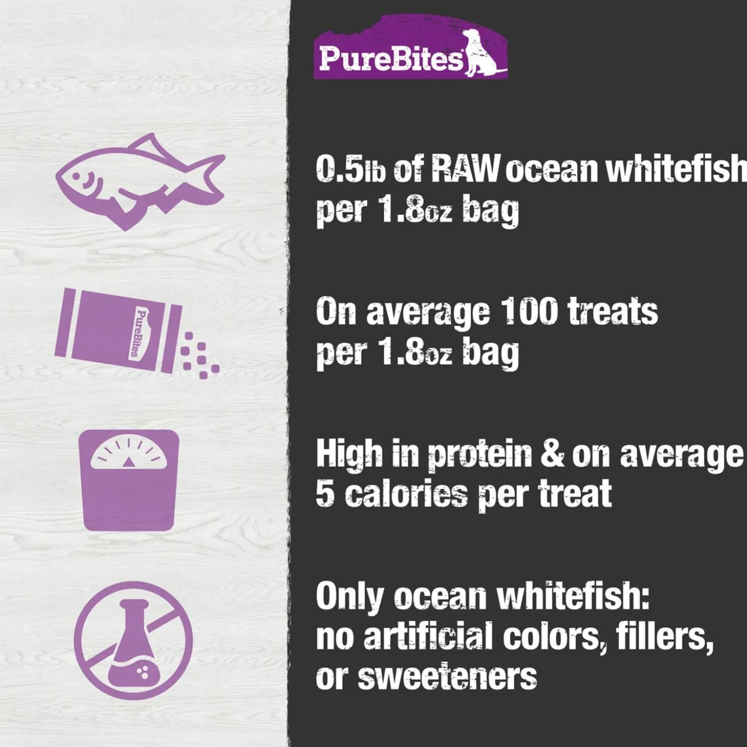Ocean Whitefish Dog Treats
