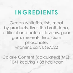 Ocean Whitefish & Tuna Feast Pate Adult Cat Food