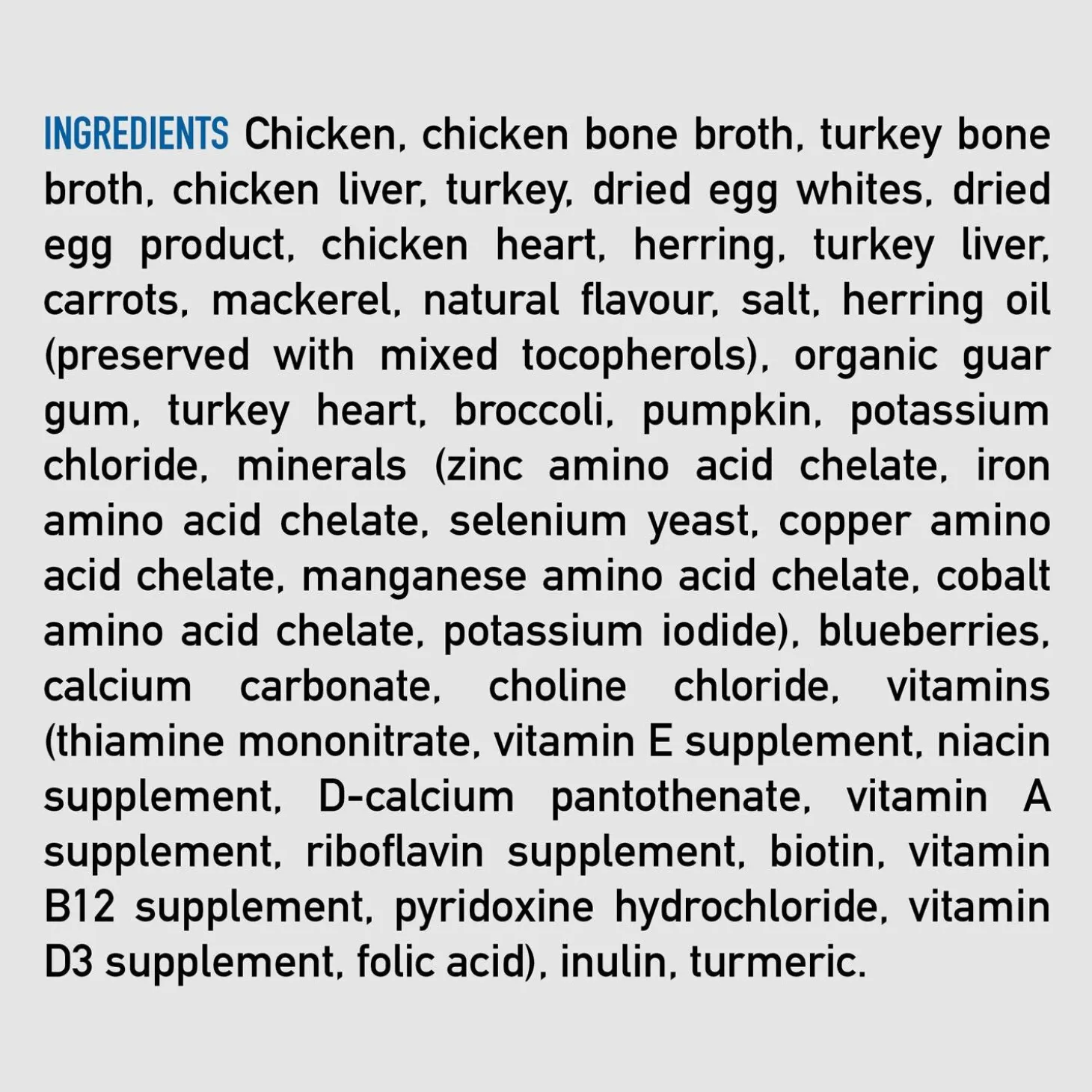Original Shredded Chicken, Turkey & Eggs Dog Food
