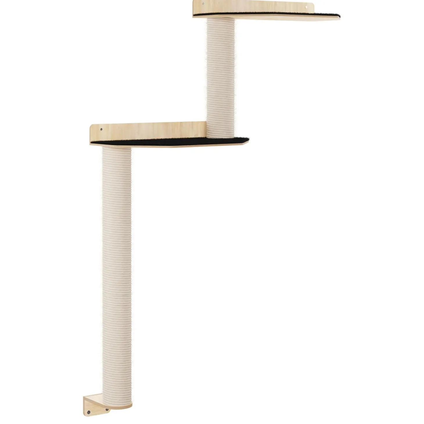 Origin Mural Black Parkour Cat Scratcher