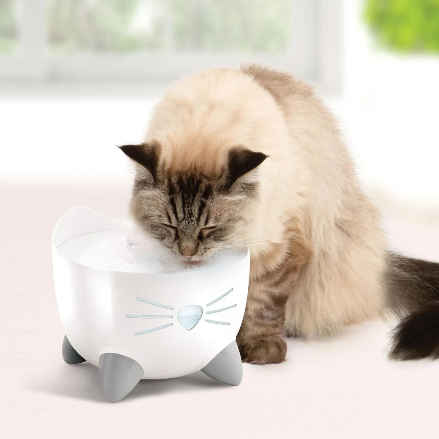 PIXI Cat Fountain White